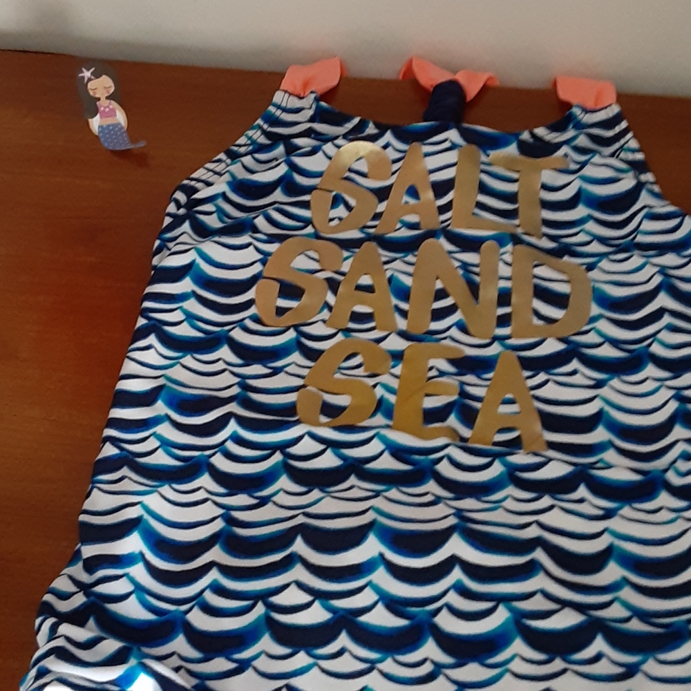 "Salt, sand, sea" Girl's swimsuit